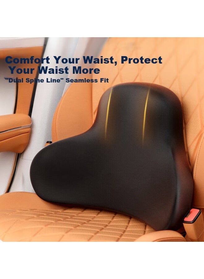 J.sir Car Lumbar Support Cushion, Waist Protection Pad, Office Chair Backrest, Car Seat Cushion, Driving Back Support, Waist Pillow - Image 5