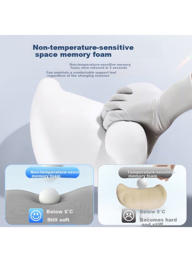 J.sir Car Lumbar Support Cushion, Waist Protection Pad, Office Chair Backrest, Car Seat Cushion, Driving Back Support, Waist Pillow - Image 2