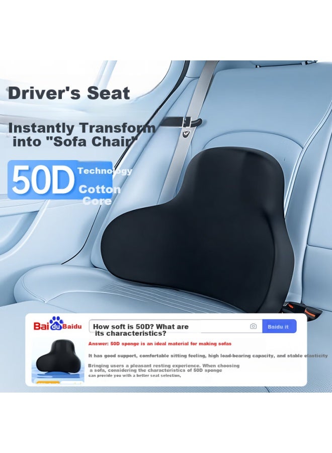 J.sir Car Lumbar Support Cushion, Waist Protection Pad, Office Chair Backrest, Car Seat Cushion, Driving Back Support, Waist Pillow - Image 4