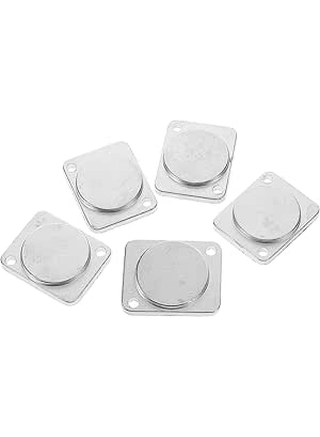 5 Pcs Blank Mounting Plate For Electrical Outlet Cover Metal Chassis Faceplate Cable Management Neat Wiring Home Office Commercial Space - Image 1