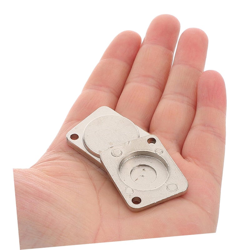 5 Pcs Blank Mounting Plate For Electrical Outlet Cover Metal Chassis Faceplate Cable Management Neat Wiring Home Office Commercial Space - Image 4