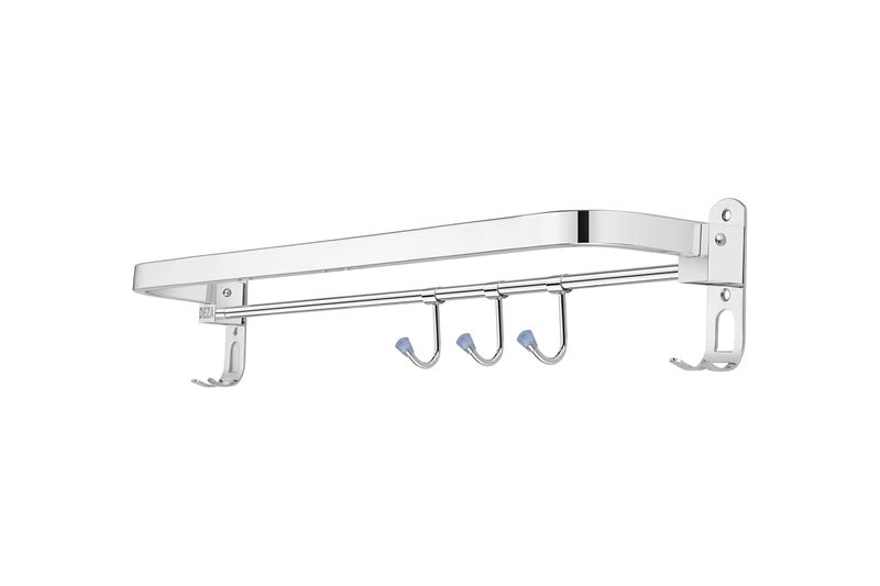 Stainless Steel Towel Rack for BathroomTowel StandHangerBarBathroom Accessories  - Image 1