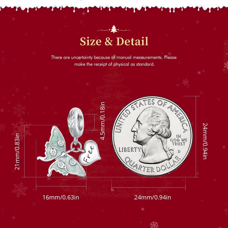 VOROCO Store Butterfly Dragonfly Cat Charm for Bracelet Cute Animal Collection Bead & Charm for Women Girls 925 Sterling Silver Pendant & Dangle Charm Jewelry for Bracelet and Necklace - Image 3