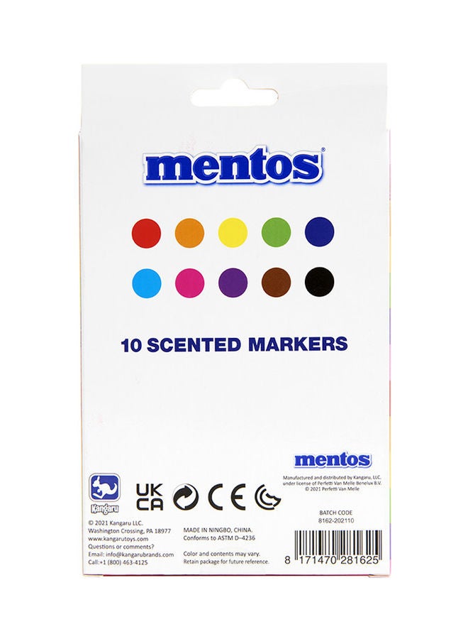 Mentos 10 قيراط من أقلام التحديد المعطرة - Image 2