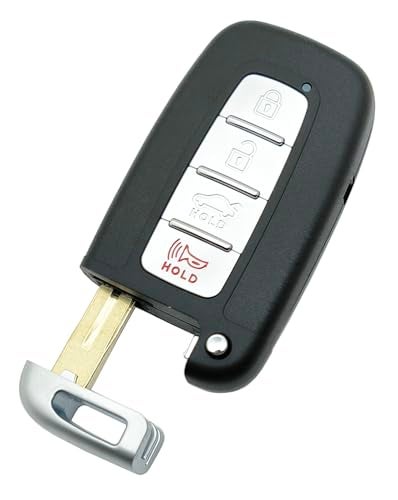 AYGUCEKE Replacement Key Fob Cover Case fit for Hyundai Sonata Genesis 2010 2011 2012 2013 2014 Azera Equus Kia Optima 2009-2013 Ria Sorento Forte Borrego Smart Remote Key Fob Shell 4 Button - Image 3