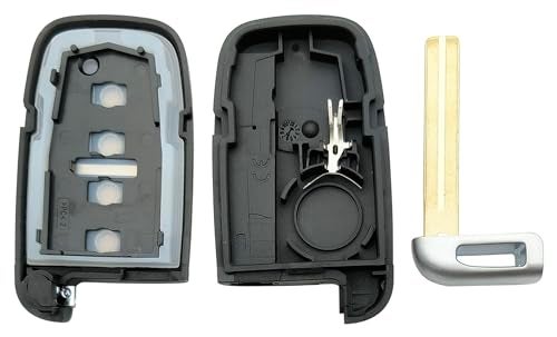 AYGUCEKE Replacement Key Fob Cover Case fit for Hyundai Sonata Genesis 2010 2011 2012 2013 2014 Azera Equus Kia Optima 2009-2013 Ria Sorento Forte Borrego Smart Remote Key Fob Shell 4 Button - Image 5