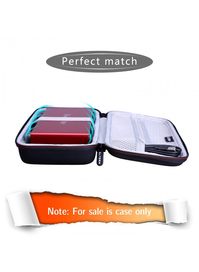 LTGEM LTGEM EVA Hard Case for Focusrite Scarlett Solo / 2i2 / 4i4 3rd Gen USB Audio Interface - Travel - Protective Carrying Storage Bag - Image 2
