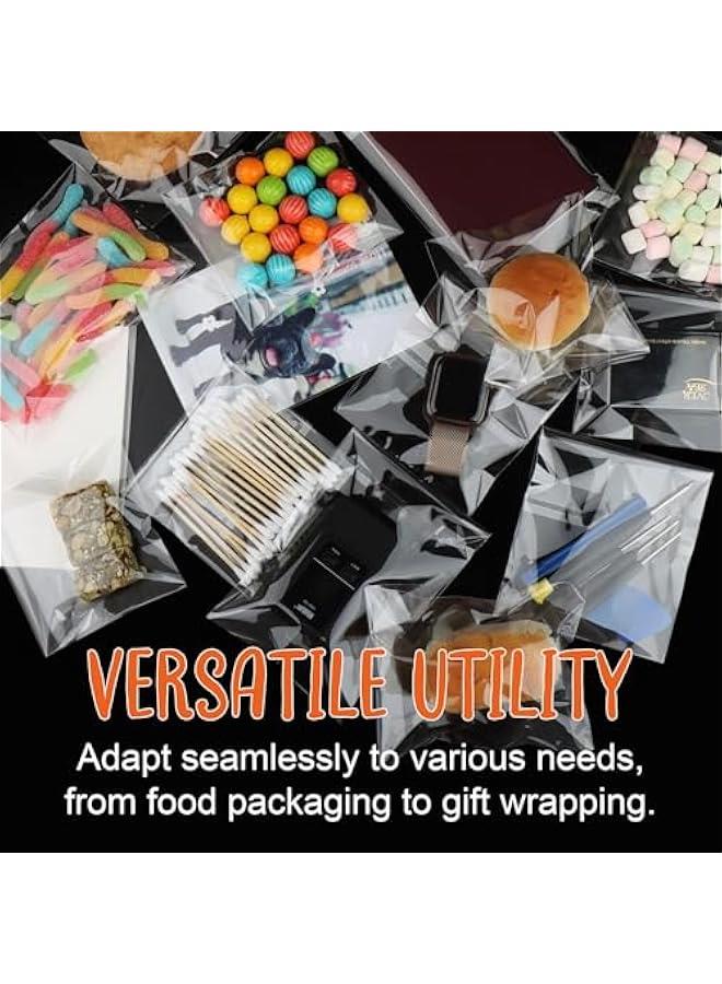 200Pcs Cookie Bags, Self Sealing Cellophane Bags 4x6 Inches, Resealable Treat Bags for Cookies, and Party Favors Bag. - Image 5