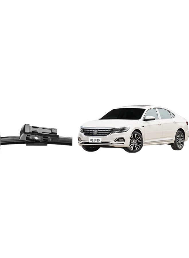 YITU Volkswagen Passat Dedicated Frameless Wiper Blades, New Passat Wipers, Passat Models] Wipers, Original Size Wiper Blades (1 Pair), Rubber Strips - Image 2