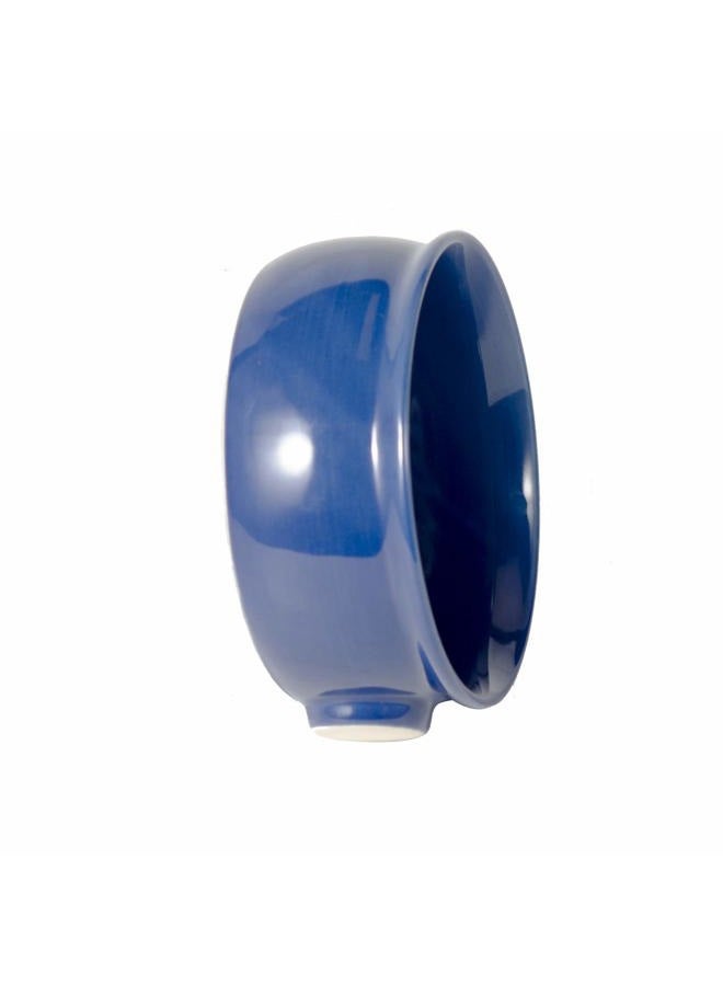 Grandslam Shaving Soap Bowl for Men, Wide Mouth, Ceramic, Easier to Lather and Clean, Non-slip Handle, Handmade Pottery Cup for Soap and Cream - Image 3