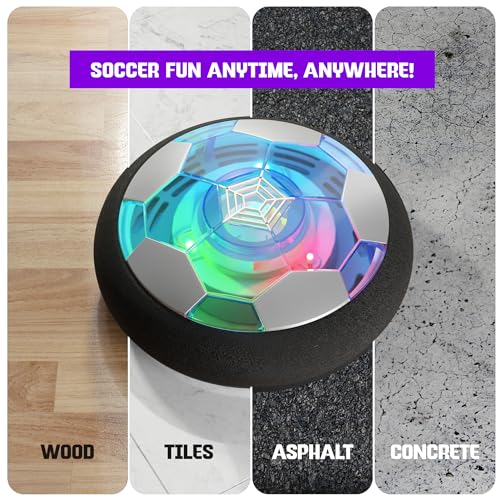 Ninja Blast Hover Soccer Light-Up Ball, Indoor Toy Games Gifts for Birthday, Kids, Boys for Age 6, 7, 8, 9, 10, 11, 12 Years Old, Single - Image 4
