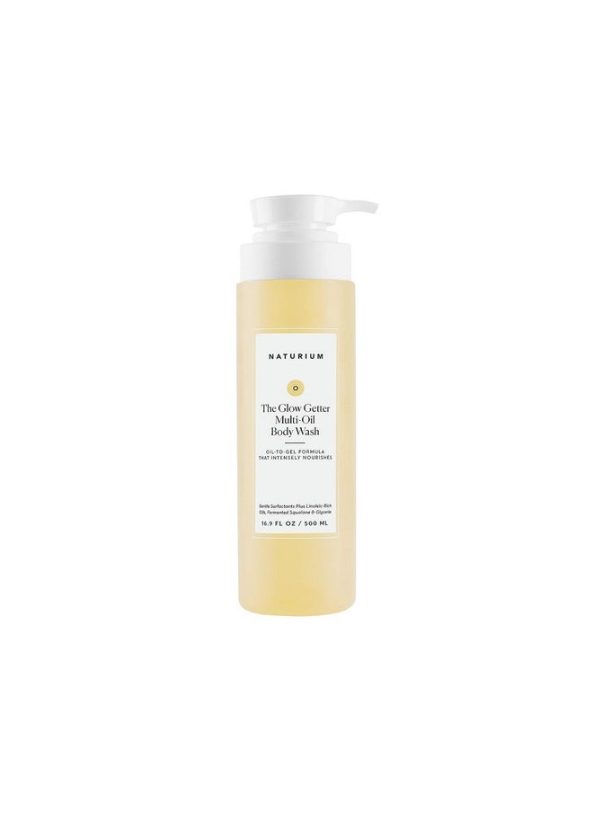 NATURIUM The Glow Getter Multi-Oil Hydrating Body Wash, Gentle Cleanser, 16.9 Oz  - Image 1
