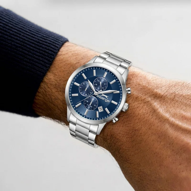 Slazenger  Men's Metal Multifunction Watch SL.9.2264.2.09 - 43 mm  | Best Price UAE