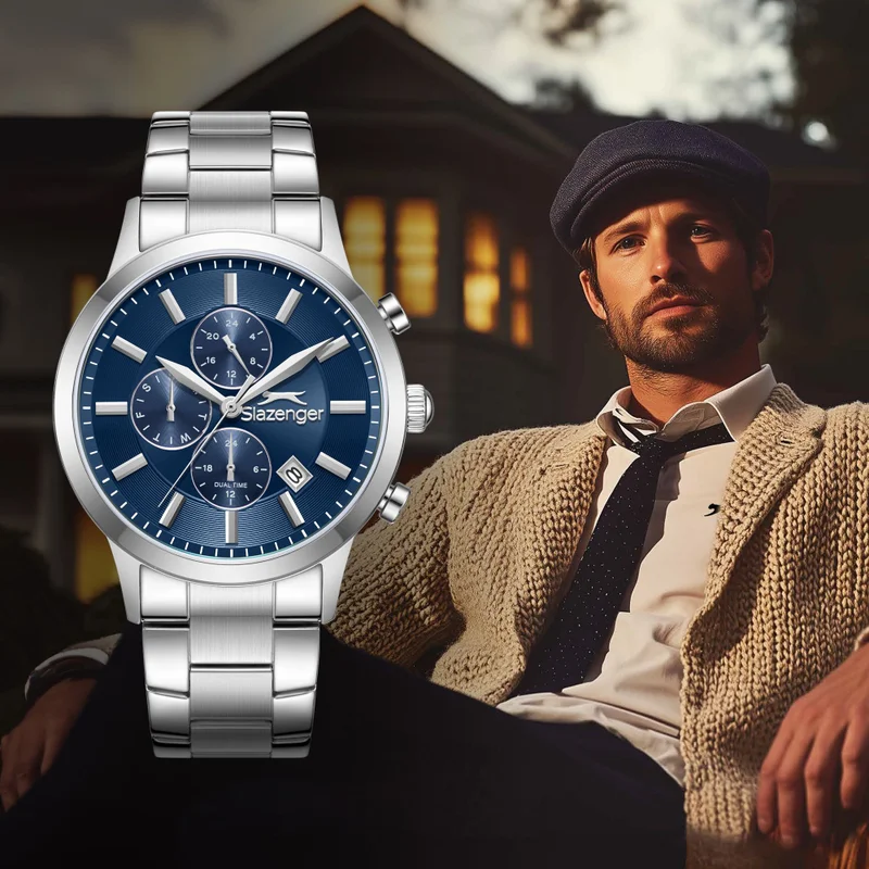 Slazenger  Men's Metal Multifunction Watch SL.9.2264.2.09 - 43 mm  | Best Price UAE