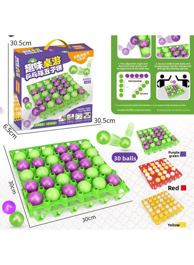 Children's Day Table Tennis Gobang Double Battle Table Game Interactive Kindergarten Group Building Internet Celebrity Toy