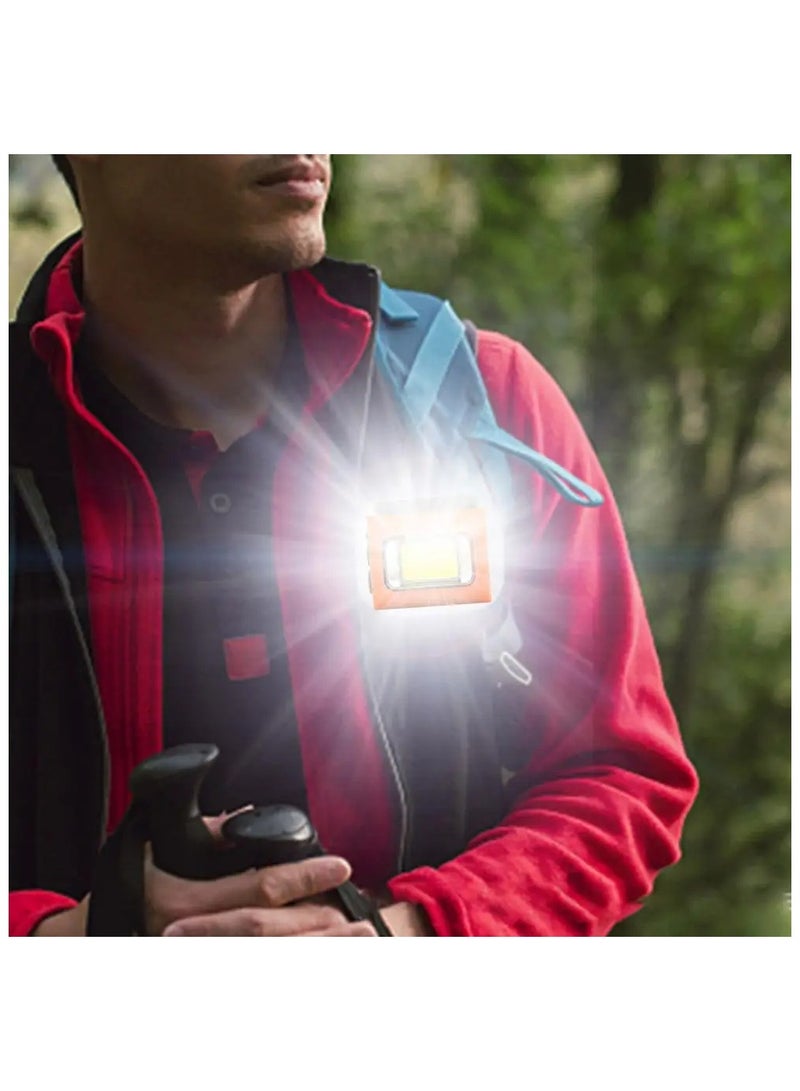 LED Safety Lights Run Light Outdoor Backpack Camping Silicone Clip Mode Walking Lamp for Night Portable Magnetic Emergency Light  - Image 2