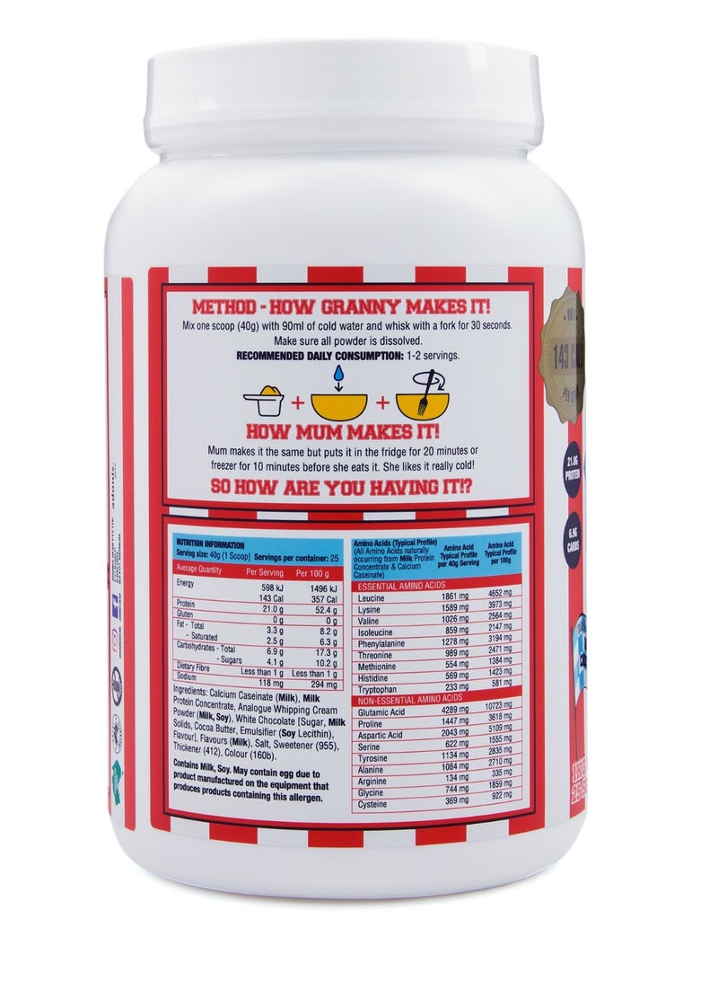 Adonis Cookie Dough Protein Supplement - Mango Vanilla - 1 kg - Image 3