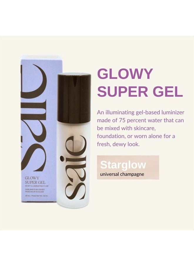 Saie - Glowy Super Gel Dewy Illuminating Fluid - Starglow 1 oz - Image 1