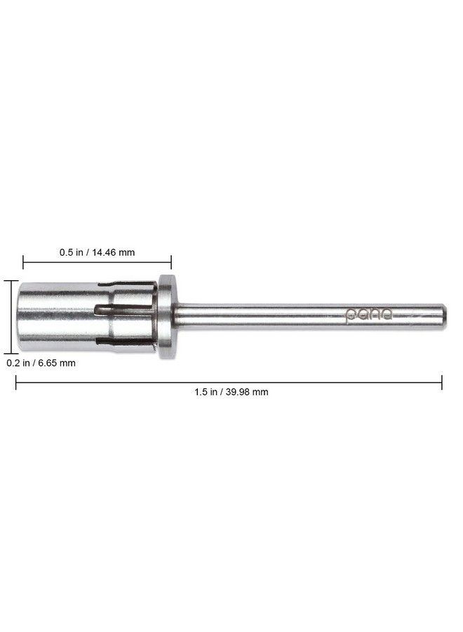 Pana Loxo Silver Easyoff Mandrel Bit 3/32" Shanks For Nail Drill/File (Quantity: 2 Pieces) **Made In Usa** - Image 3