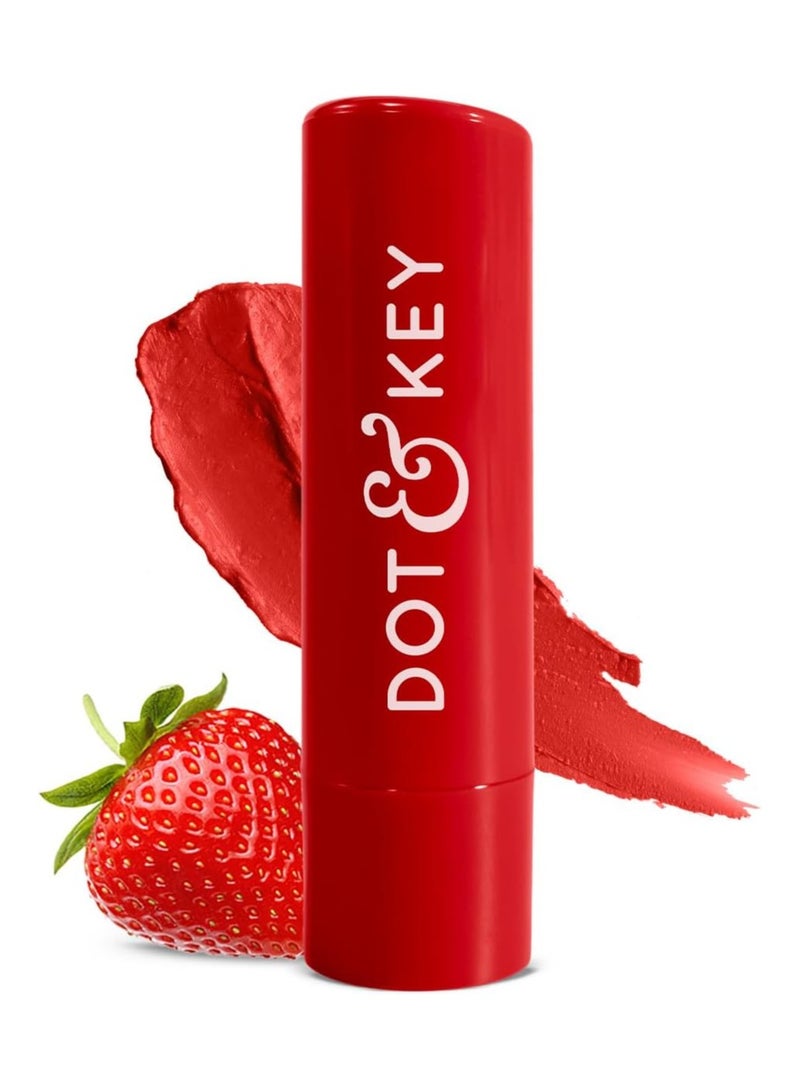 Dot & Key Barrier Repair Hydrating Lip Balm SPF 50 Strawberry Red 4.5 gm - Image 1
