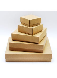 Bimotif Square kraft box 5x5x3 (5 pieces)  - Image 2