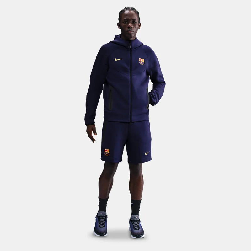 Nike Purple Men's FC Barcelona Tech Fleece Shorts for Men | Best Price UAE
