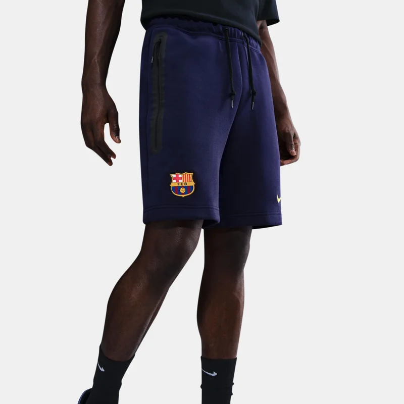 Nike Purple Men's FC Barcelona Tech Fleece Shorts for Men | Best Price UAE