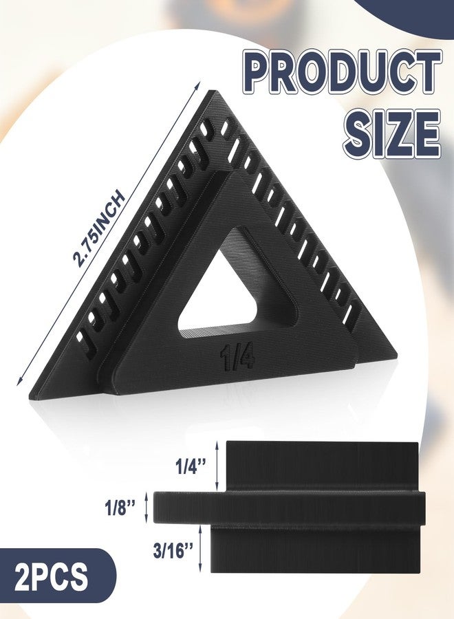 Shimeyao 4 Pcs Trimble Door and Window Casing Reveal Marking Tool 3/16 and 1/4 inch Trim Marking Gauge with Wood Pencils for Woodworking Decoration Projects - Image 2