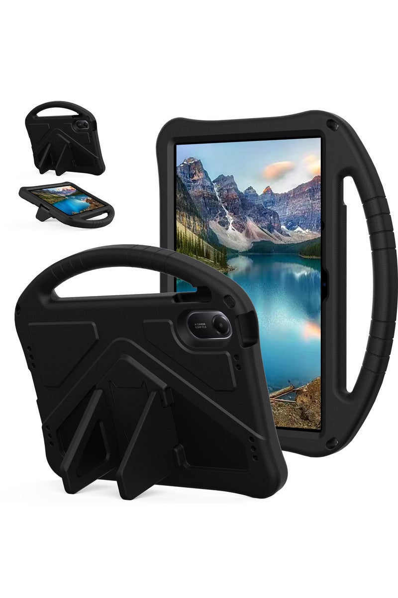 عام غطاء واقي مناسب للأطفال متوافق مع Redmi Pad 2 11 (2025) - حافظة لوحية خفيفة الوزن مقاومة للصدمات مع مقبض حامل، تصميم آمن للأطفال ورفيع جدًا.