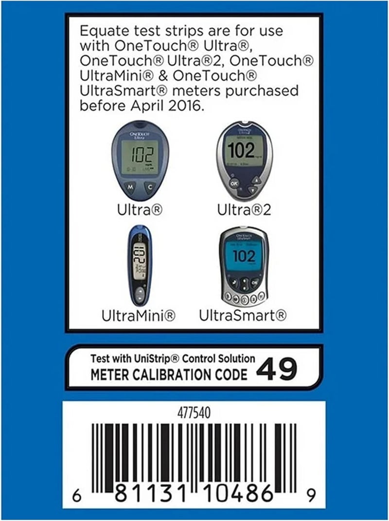 Blood Glucose Test Strips 50 Count  Ideal for Glucose Monitor Kit Diabetes Testing  Compatible with OneTouch Meters  Reliable Readings  Accurate  Easy to Use  High Accuracy Strips - Image 4