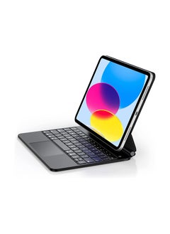 ESR Rebound Magnetic Keyboard Case iPad Keyboard Case Compatible with Ipad 10 2022 Easy Set Floating Cantilever Stand Springy Backlit Keys Precision Multi Touch Trackpad