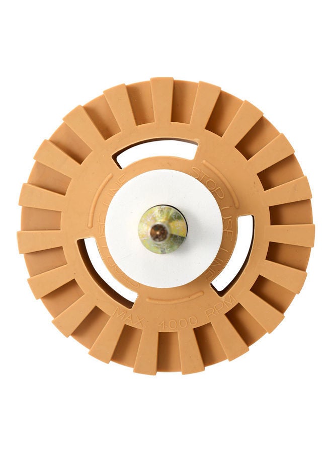 NIBEMINENT Rubber Universal Eraser Wheel Yellow/White/Gold  - Image 2