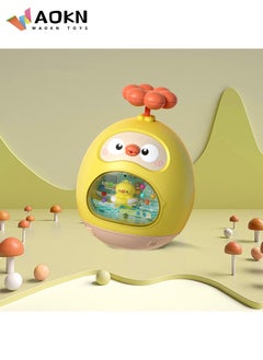 Dual Purpose Roly Poly Bath Toys for Baby Bathtub Water Toys Sensory Toy for Baby Musical Wobbler Toy