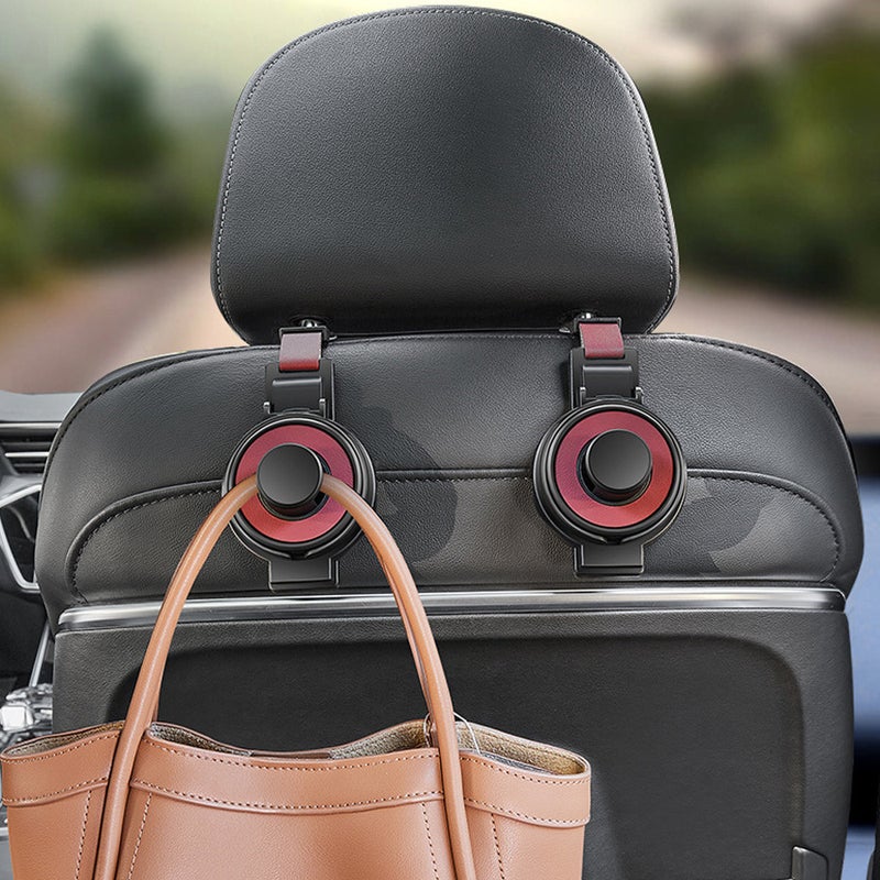 2 In 1 Car Back Hanging Mount Red Sturdy Construction Multifunctional Hook Cup Holder - Versatile Fit For Most Car Seats Hook Cup Holder For Car Seat Back Long Road Trips Daily Commutes - Image 4