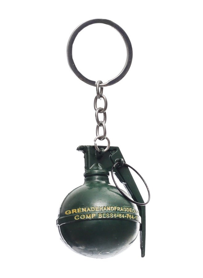 Metal Keychain with Grenade Shape for Gamers , Durable and Stylish Key Ring, Perfect Gift for Gaming Enthusiasts - Green - pzsku/ZEE8DA01EF9BCFD8EC53DZ/45/_/1736334194/94991be3-6edb-4a56-9100-f6fac54ef838