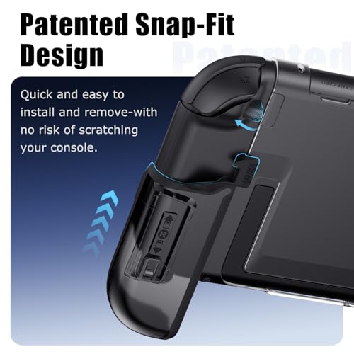 SAVAGE RAVEN by Skull & Co. FissionGrip: Dockable Split Protective Case for Nintendo Switch 2 (2025), Slim PC Shell with Detachable Grip Cover -Light Purple/Light Green - Image 3