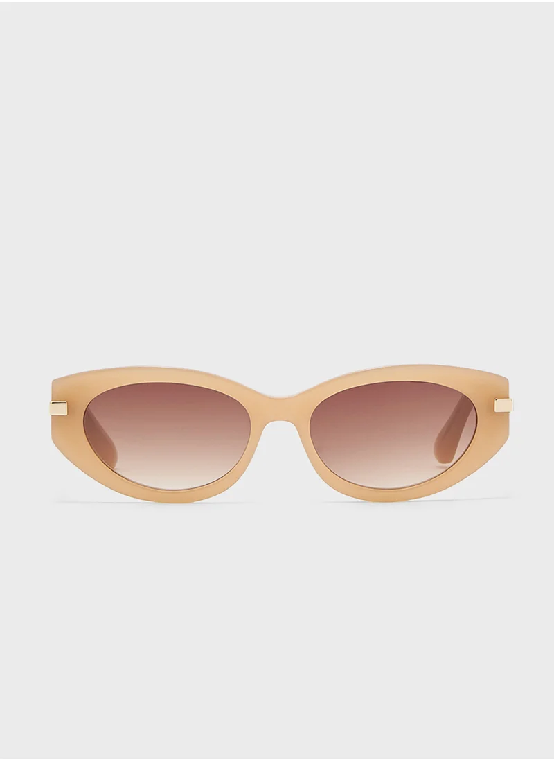 كالفن كلاين Cat Eye Sunglasses