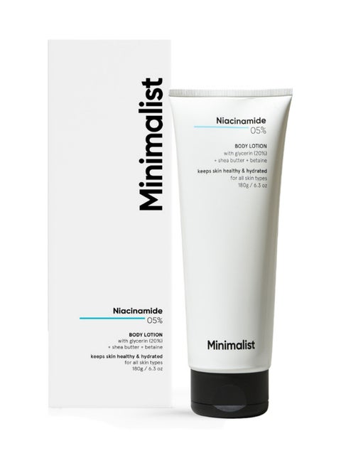 Niacinamide 5% Body Lotion | Repairs Skin Barrier | Nourishes With Shea Butter | For Men And women