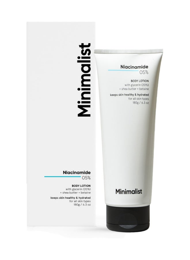 MINIMALIST - Niacinamide 5% Body Lotion | Repairs Skin Barrier | Nourishes With Shea Butter | For Men And women - Image 1