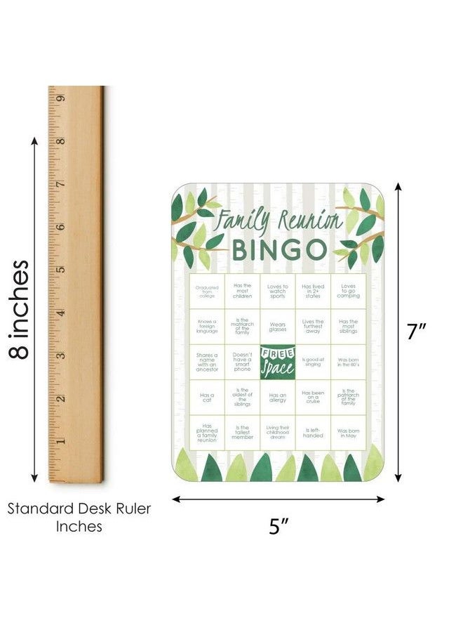 Big Dot of Happiness Family Tree Reunion Bingo Cards And Markers Family Gathering Party Bingo Game Set Of 18  - Image 5