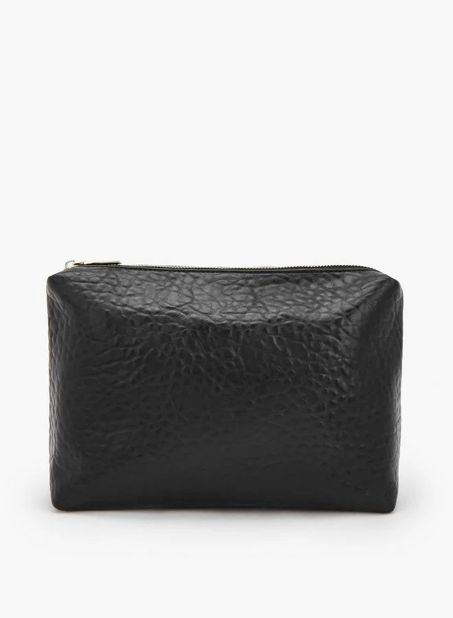 Celeste BLACK Textured School Tote Bag With Pouch - 37x13.5x28 CM for Women | Best Price UAE