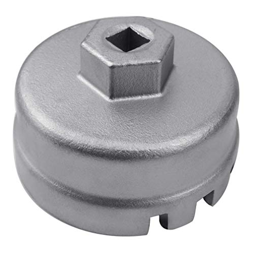 Ibetter Heavy Duty Oil Filter Wrench For Toyota, Lexus, Scion 1.8 Liter Engines - Durable Cup Style Oil Filter Removal Socket Tool Fits Prius, Prius V, Corolla, Matrix, CT200h, iM, iQ, xD(Silver) - Image 3