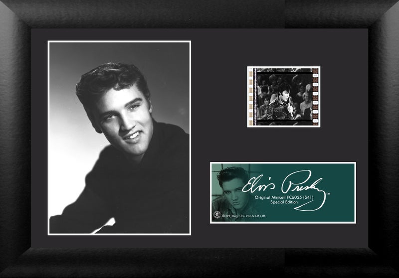 Trend Setters Elvis Presley-S41 Minicell Film Cell Frame, Black, 5.00" x 7.00" - Image 1
