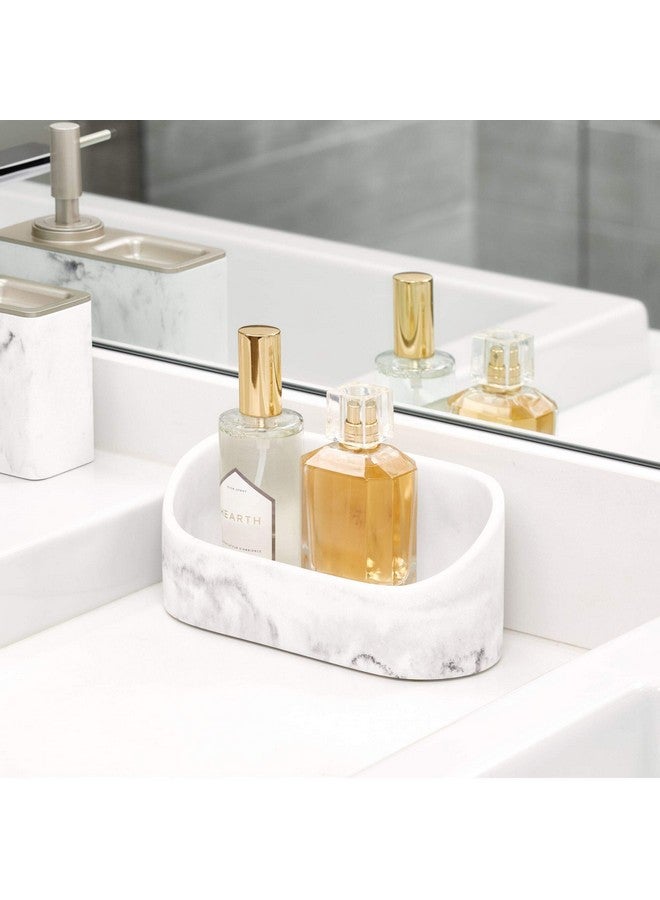 InterDesign iDesign Dakota Makeup, Countertop, VanityMakeup and Cosmetic Storage Bathroom, 7.89" x 3.39" x 3.61", Vanity Organizer - Image 3