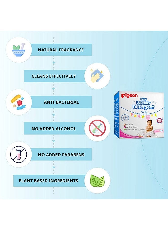 Pigeon Baby Laundry Detergent Powder - 1kg - Image 2