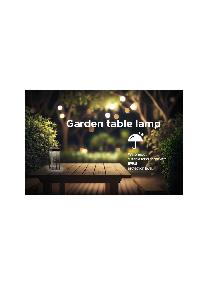 RAFEED LED Rechargeable Dimmable Outdoor Indoor Lamp Black (LM30447) - Image 3