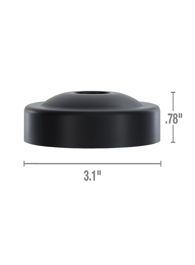 دانكو حامل ذراع الدش دانكو 12009 وغطاء الحافة، 3.1 بوصة، أسود غير لامع - Image 4