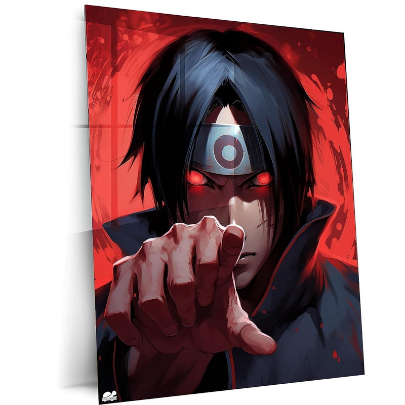 TURTLEWINGS Itachi Uchiha Naruto HD Metal Print Poster Frames 12 8 inch