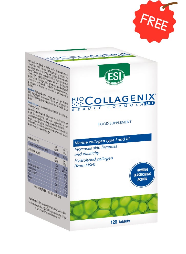 ESI Biocollagenix Collagen Drink 5000mg x2 + Tablets Free | Marine Collagen, Hyaluronic Acid, Vitamin C | Supports Skin Hydration, Elasticity & Anti-Aging Care - Image 3