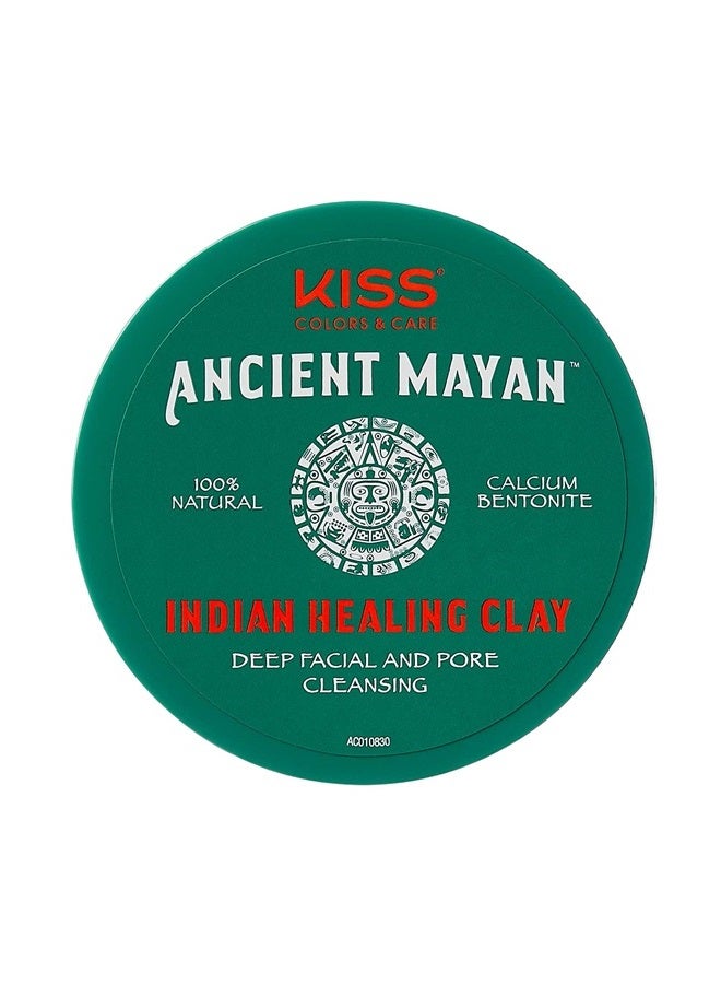 Red by Kiss Kiss Ancient Mayan Indian Healing Clay, 100% Natural, For Deep Facial and Pore Cleansing, Deep Hair Conditioning (16 oz.) - Image 2